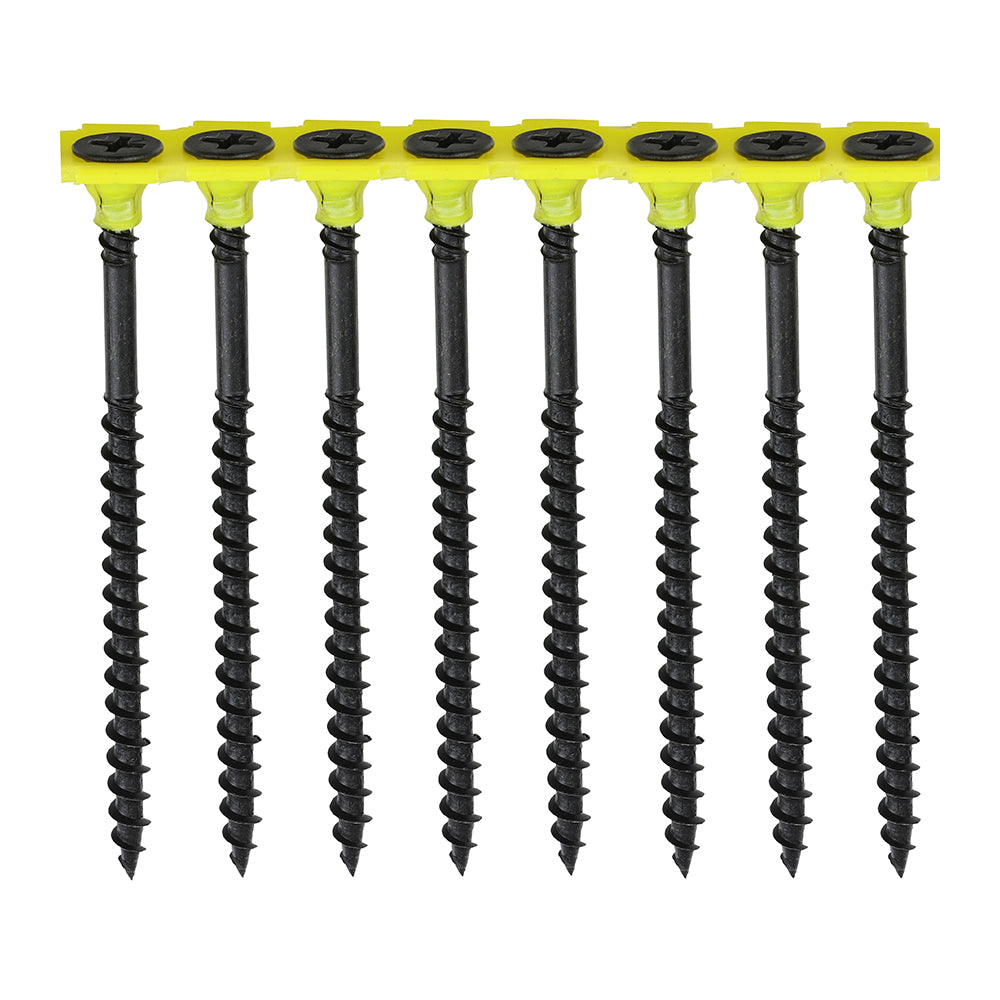 Collated Coarse Drywall Screw - BLK 3.5 x 38mm - 1000 PCS