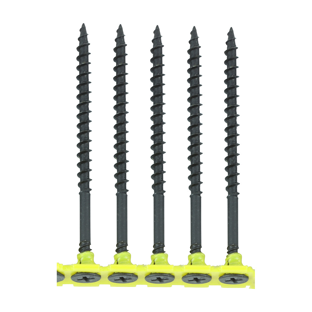 Collated Coarse Thread Drywall Screw - BLK - 4.2 x 75 - 500 PCS