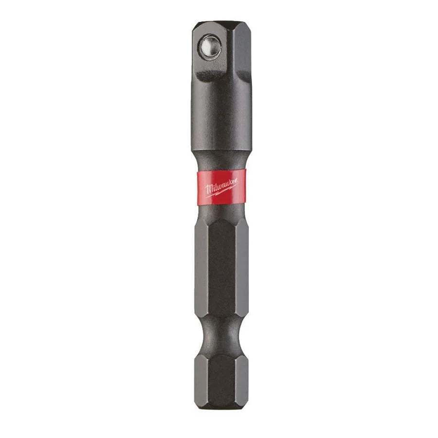 Milwaukee SHOCKWAVE Socket Adaptor 1/4 Hex - 1/4 SQ - 1pc