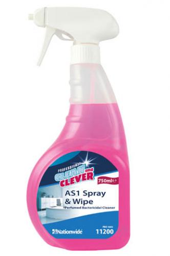 Clean and Clever Spray and Wipe - 6 x 750ml