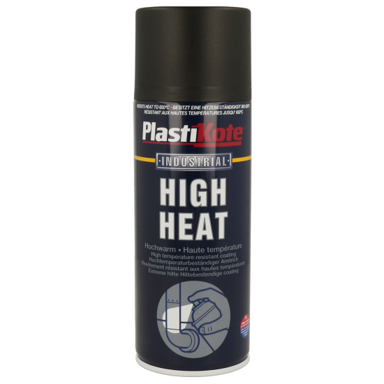 PlastiKote High Heat Paint Black 400ml