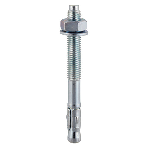 Throughbolt - BZP M12 x 100mm - 12 PCS