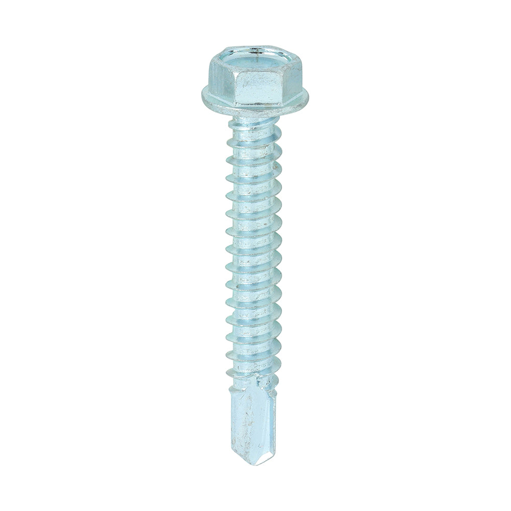 Hex Head Self Drill Screw - BZP 12 x 1 1/2 - 500 PCS (Light Section)
