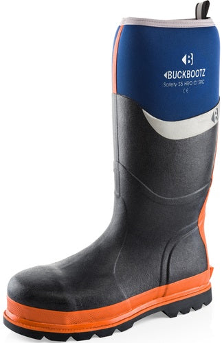 Buckler Boots BBZ6000BL Safety Neoprene Buckbootz - Blue - Size 12