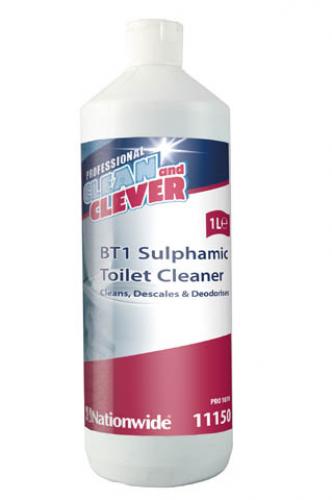 Clean & Clever Sulphamic Toilet Cleaner - BT1 11150 -  6 x 1 Litre