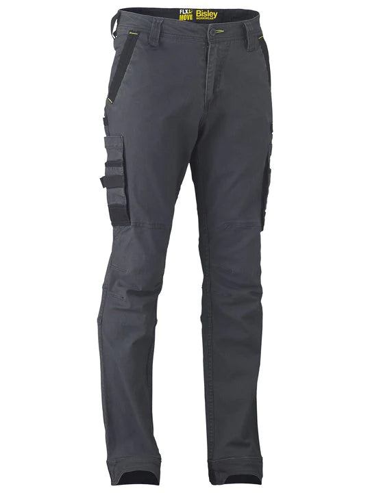 Flex & Move Stretch Utility Cargo Trousers Charcoal (BCCG) 34R