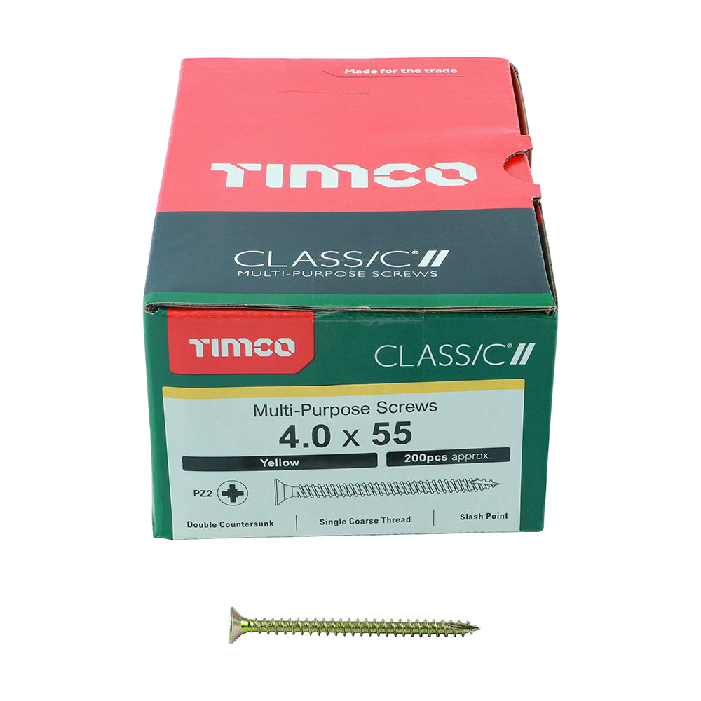 Classic Screw PZ2 CSK - ZYP 4.0 x 55 (200 PCS)