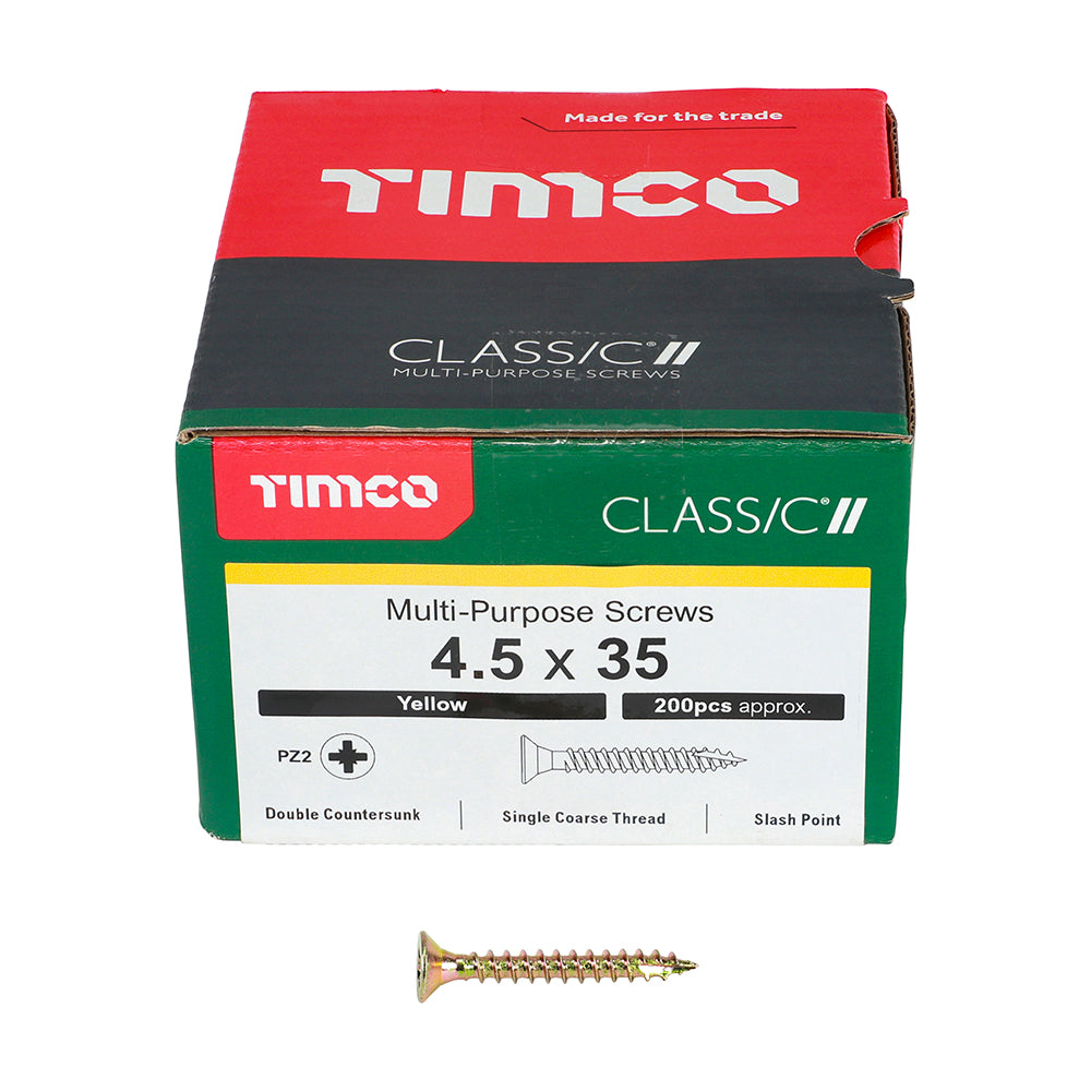 Classic Screw PZ2 CSK - ZYP 4.5 x 35 200 PCS