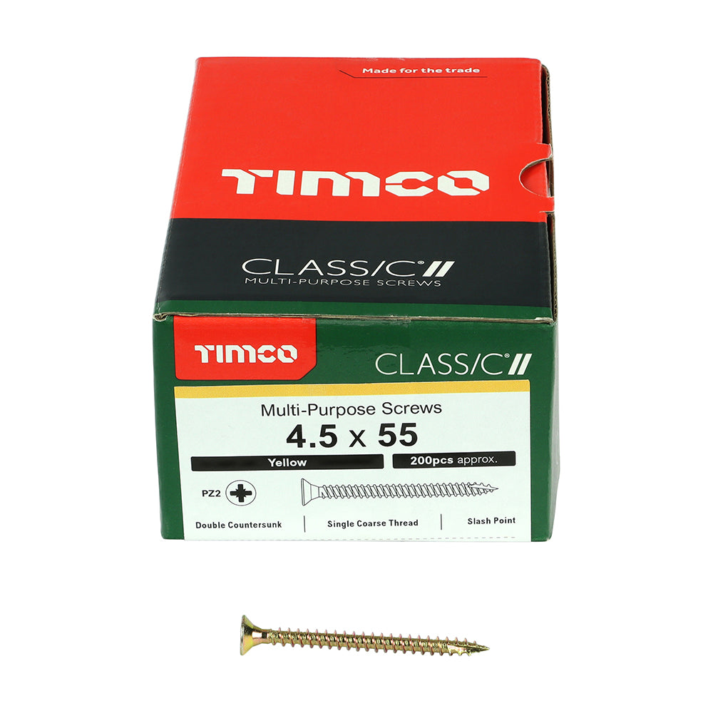 Classic Screw PZ2 CSK - ZYP 4.5 x 55 (200 PCS)