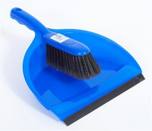 Dustpan & Brush Set - Blue