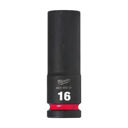 Milwaukee Hex socket SHOCKWAVE 1/2 inch deep 16mm