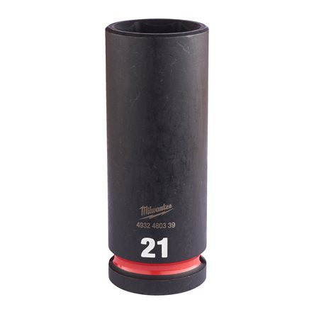 Milwaukee Hex socket SHOCKWAVE 1/2 inch deep 21mm