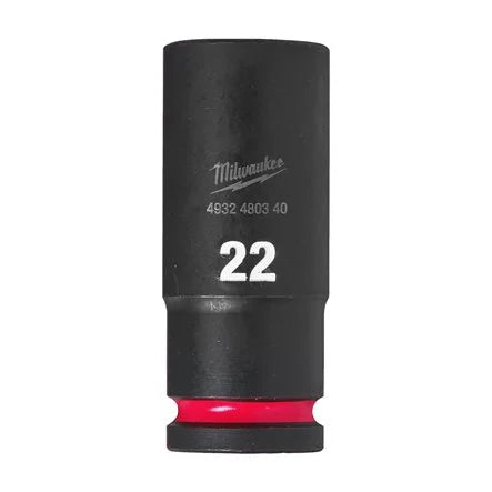 Milwaukee Hex socket SHOCKWAVE 1/2 inch deep 22mm