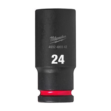 Milwaukee Hex socket SHOCKWAVE 1/2 inch deep 24mm