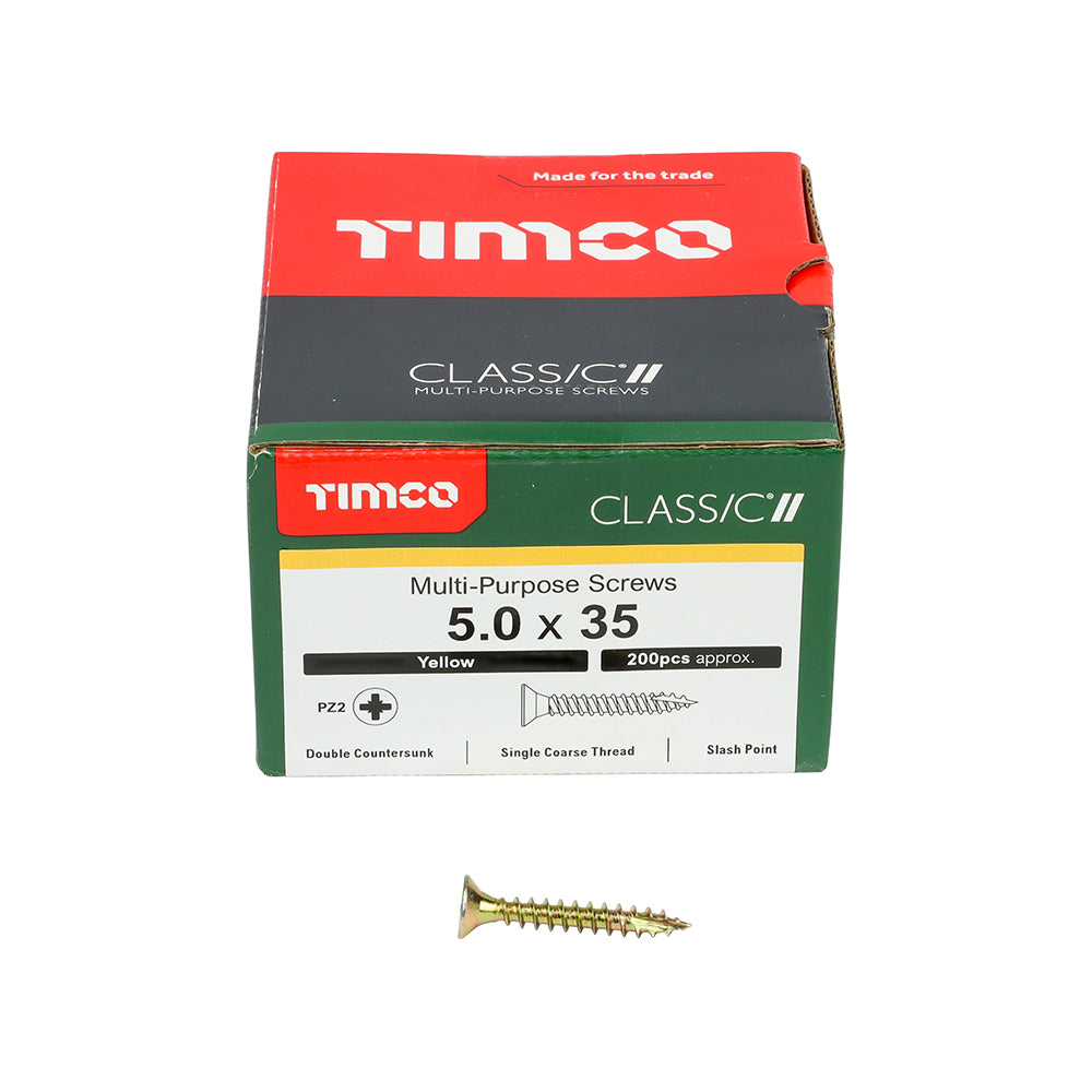 Classic Screw PZ2 CSK - ZYP 5.0 x 35 (200 PCS)