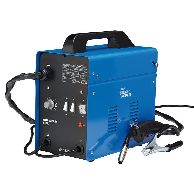 Draper Storm Force Gasless MIG Welder, 120A Main Image