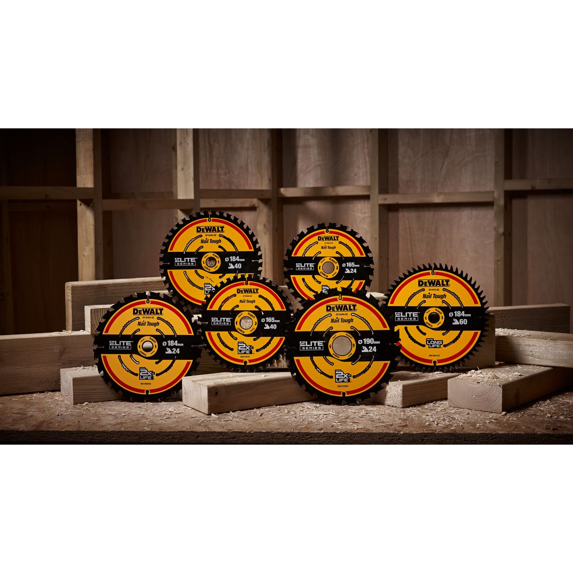 DEWALT Power Tools ELITE Series 2nd Fix Circular Saw Blade 184 x 16mm x 40T