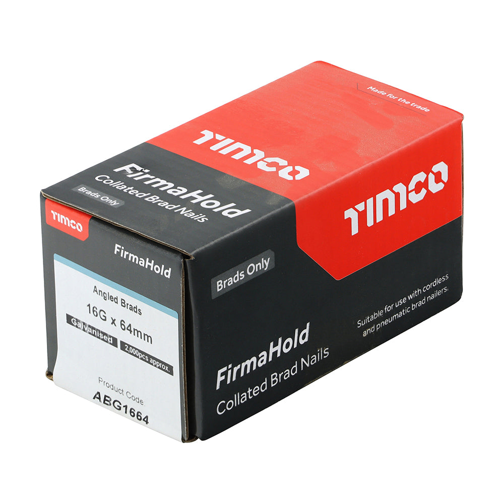FirmaHold Angled Brads - GALV 16g x 64mm - 2000 PCS