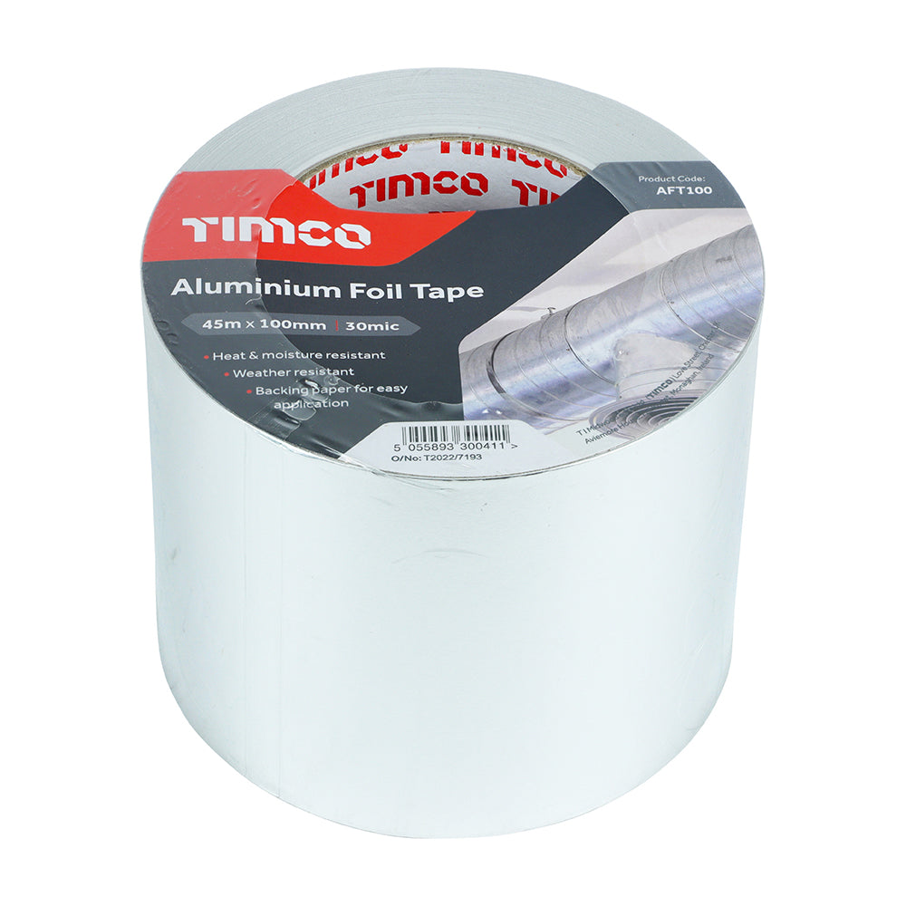 Aluminium Foil Tape 45m x 100mm 1 EA