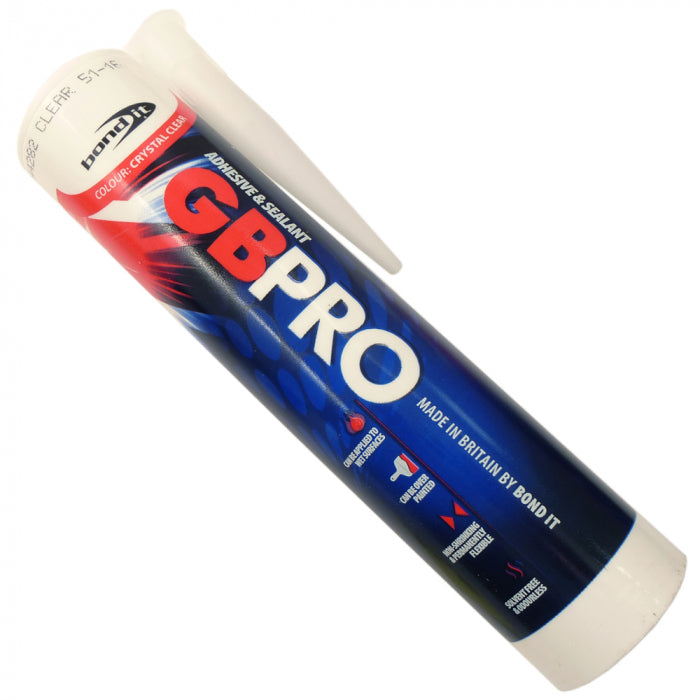 Bond It Gripbond Pro Hybrid Sealant & Adhesive - Crystal Clear - Eu3