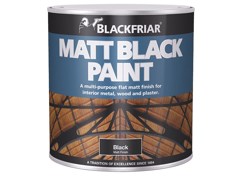 Blackfriar Matt Black Paint 125ml Main Image