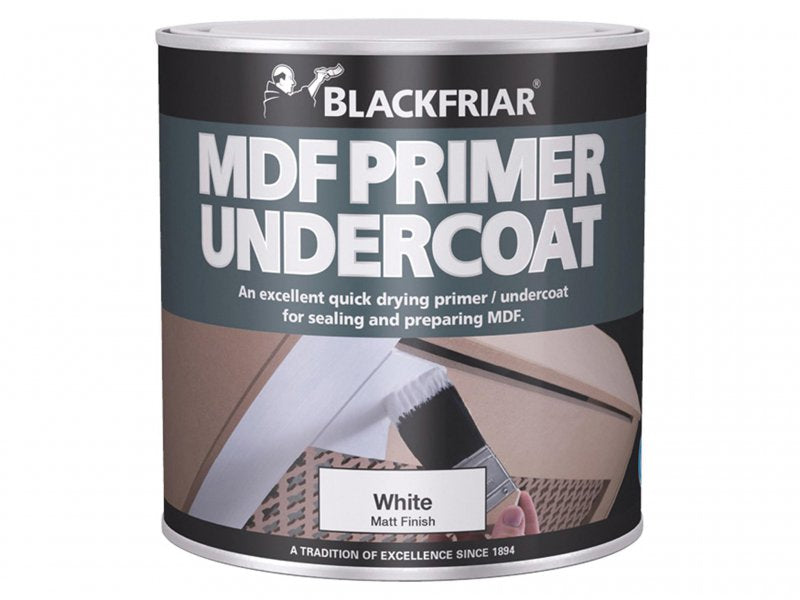 Blackfriar Quick Drying MDF Acrylic Primer Undercoat 250ml Main Image