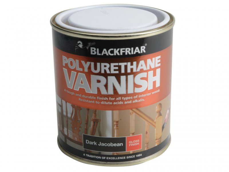 Blackfriar Polyurethane Varnish P85 Dark Jacobean Gloss 500ml Main Image