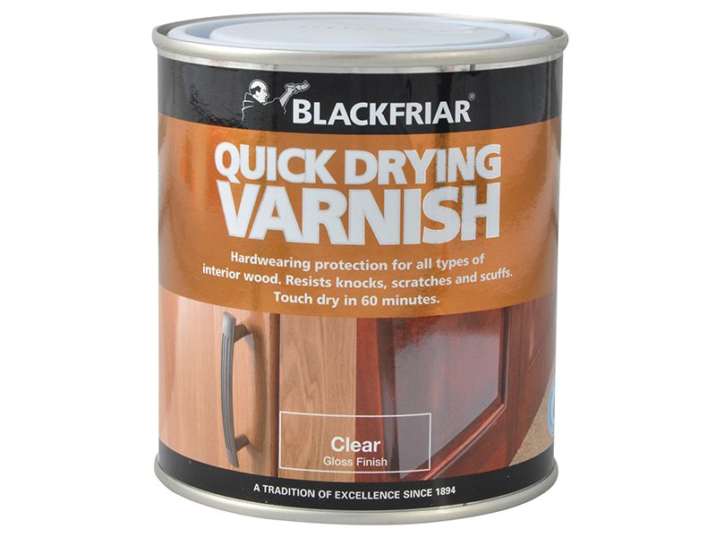 Blackfriar Quick Drying Duratough Interior Varnish Clear Gloss 250ml Main Image