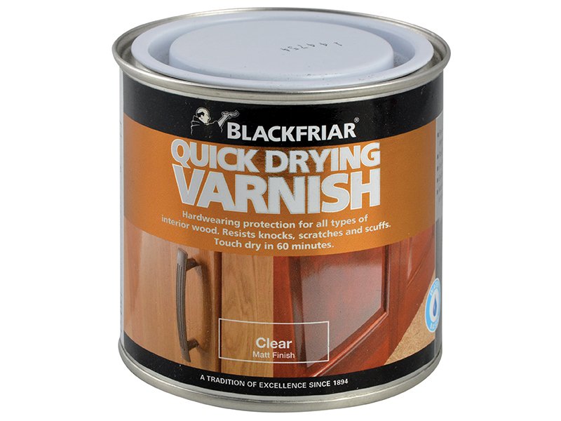 Blackfriar Quick Drying Duratough Interior Varnish Clear Matt 500ml Main Image