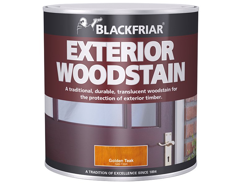 Blackfriar Traditional Exterior Woodstain Ebony 1 Litre Main Image