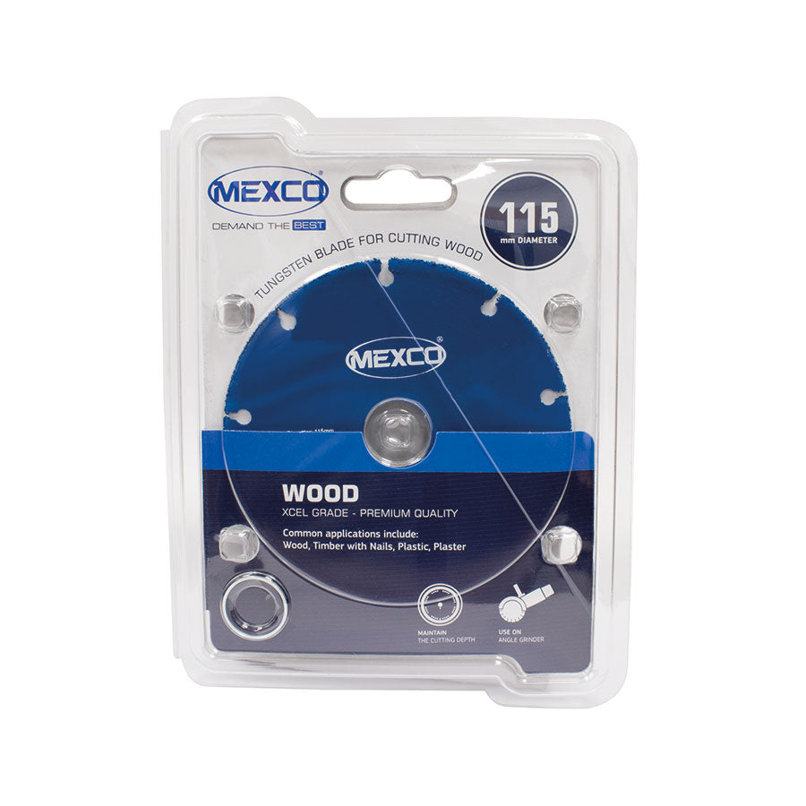 115mm Wood Cutting Blade - XCEL Grade - 22.23 Bore