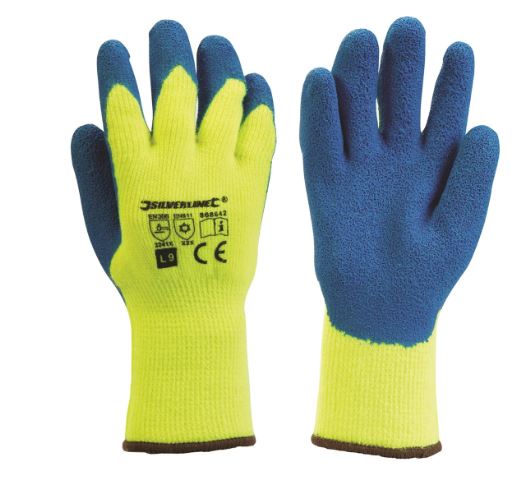 Silverline Thermal Builders Gloves - One Size
