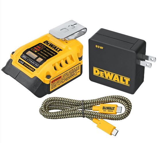 DEWALT DCB094K USB Power Delivery Charging Kit AT UNITED FIXINGS