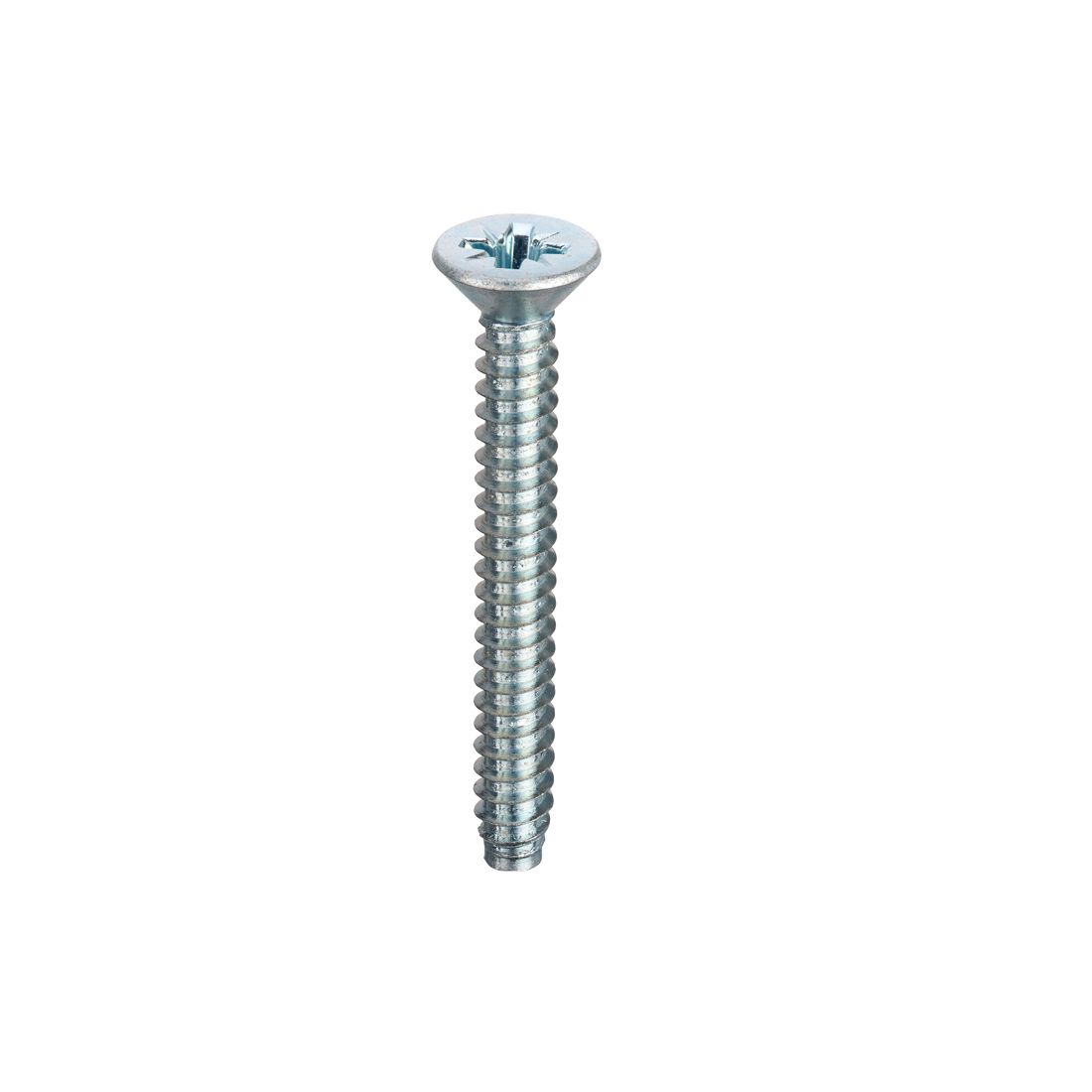 6.3 x 45mm Type B (Blunt) Self-Tap Csk Pozi Screws BZP (Box 250)