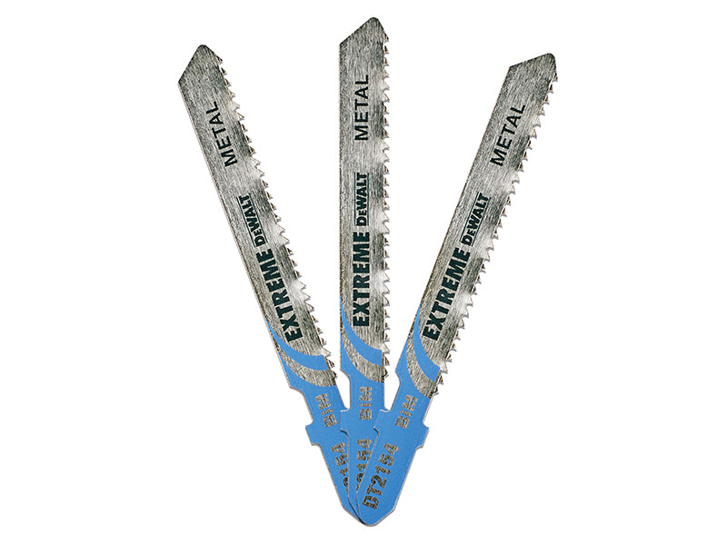 DeWALT Power Tools DT2154 EXTREME Metal Cutting Jigsaw Blades Pack of 3