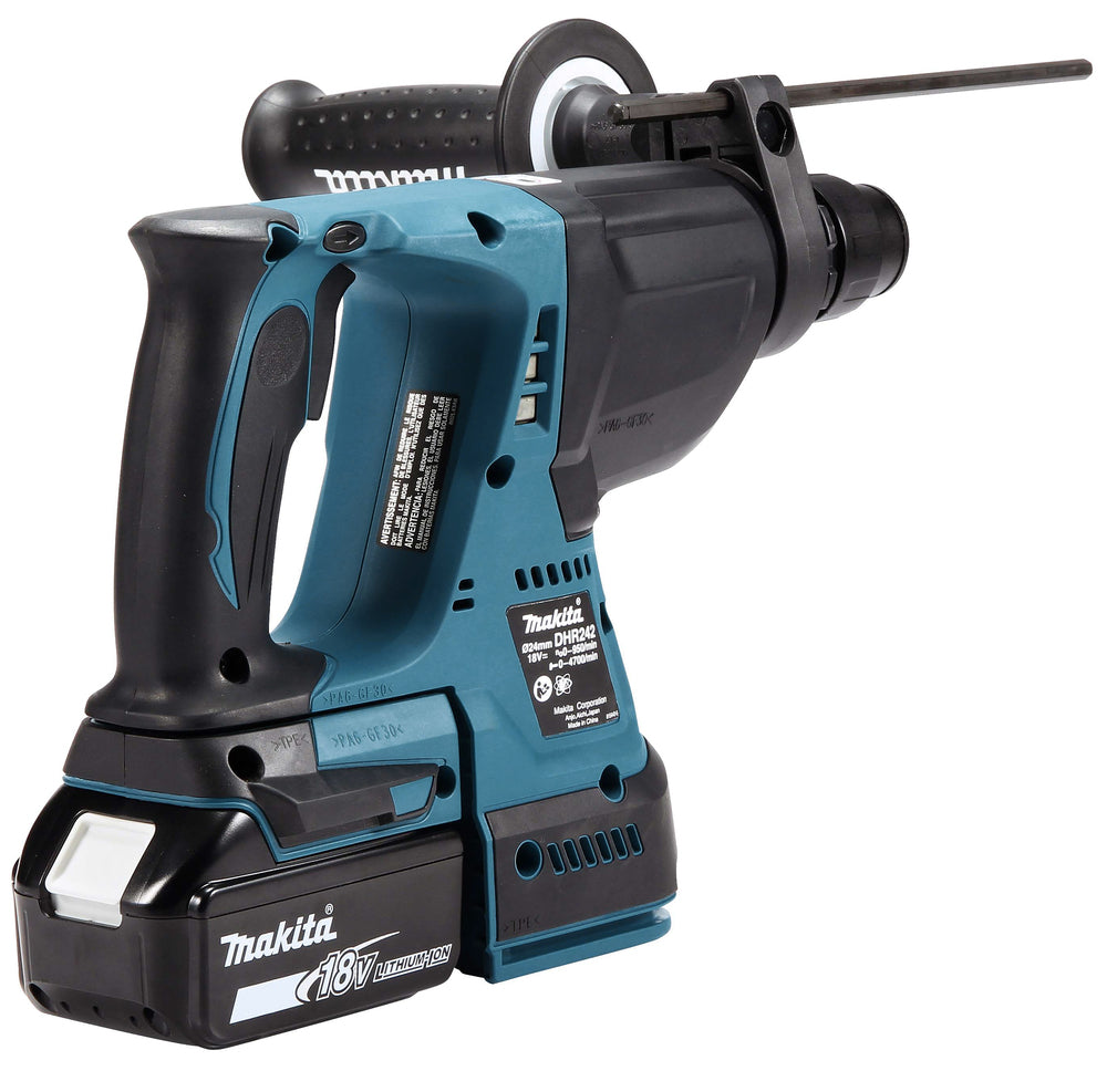 Makita DHR242Z - LXT Brushless Rotary Hammer SDS Drill - 18v - Body Only - United Fixings
