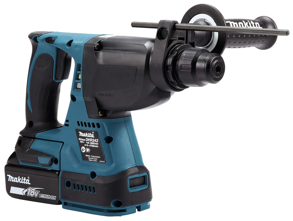 Makita DHR242Z - LXT Brushless Rotary Hammer SDS Drill - 18v - Body Only - United Fixings
