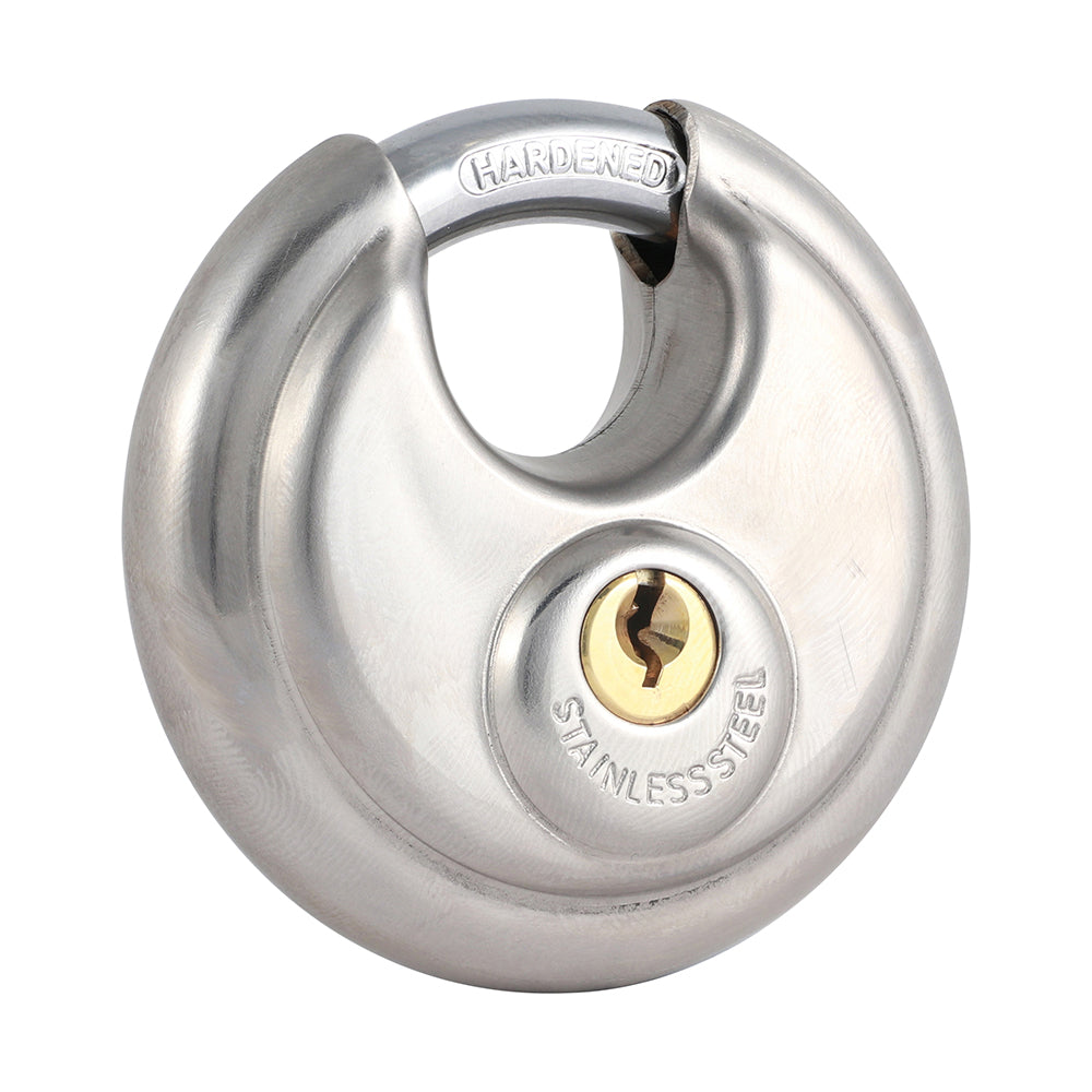 Veto Disc Padlock 70mm - Stainless Steel