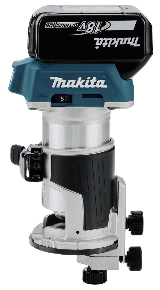 Makita DRT50ZX4 - LXT Brushless Router / Trimmer - 18V - Body Only - United Fixings