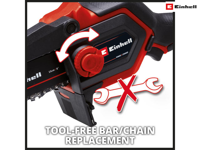 Einhell GE-PS 18/15 Li BL-Solo Power X-Change Pruning Chain Saw 18V Bare Unit