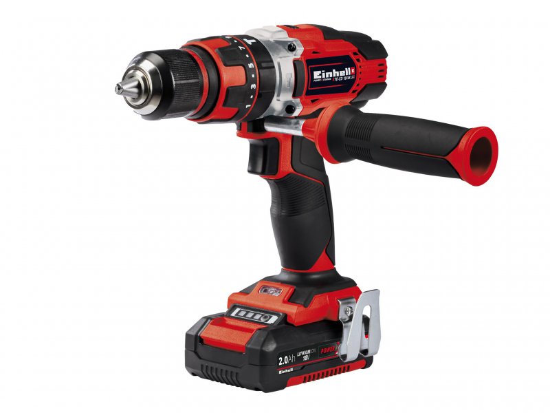 Einhell TE-CD 18/48 Li-i Power X-Change Impact Drill 18V 2 x 2.0Ah Li-ion Main Image