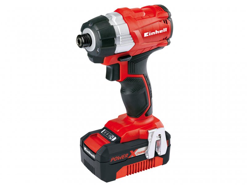 Einhell TE-CI 18 LI Power X-Change Brushless Impact Driver 18 Volt 1 x 4.0Ah Li-Ion Main Image