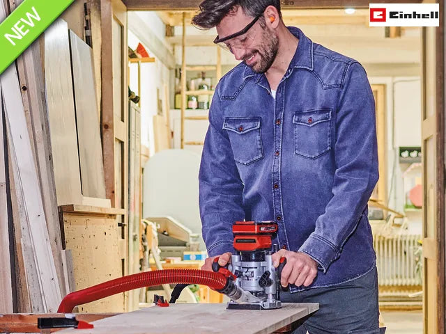 Einhell TP-RO 18 Set Li BL-Solo Power X-Change Router/Palm Router 18V Bare Unit