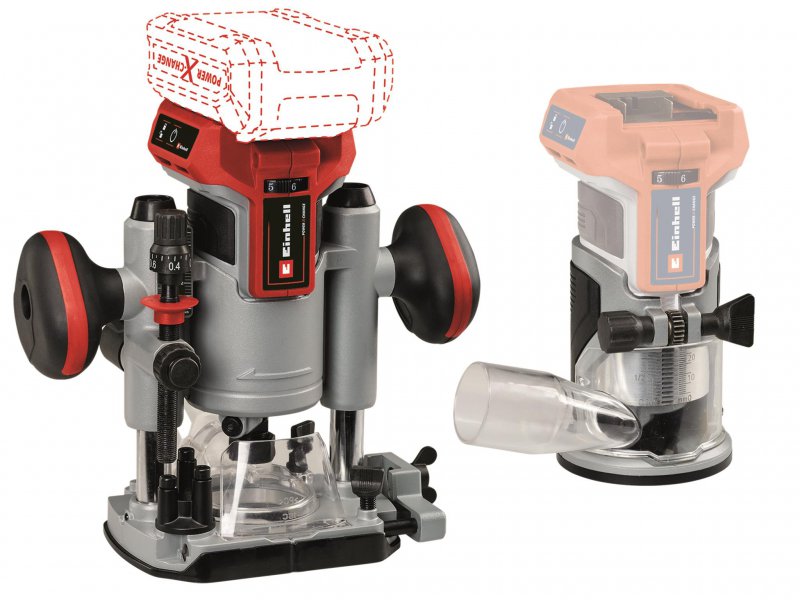 Einhell TP-RO 18 Set Li BL-Solo Power X-Change Router/Palm Router 18V Bare Unit Main Image