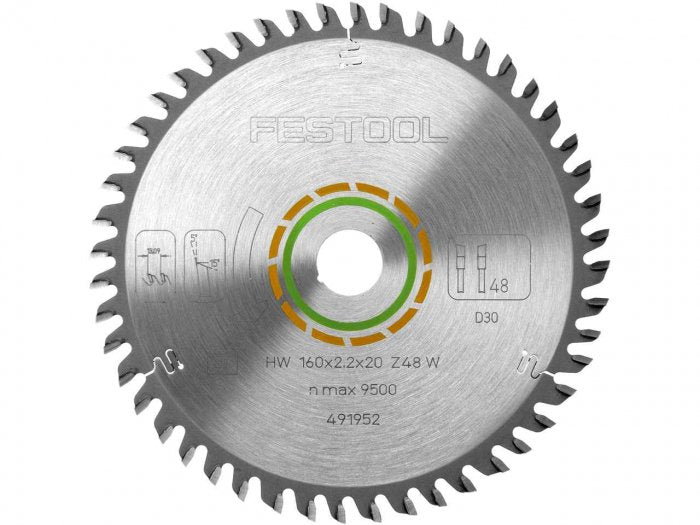 Fine Tooth Saw Blade 160 x 20mm - 48 Teeth