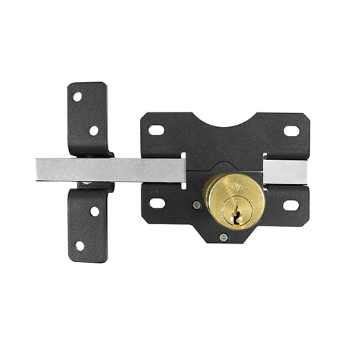 Long Throw Gate Lock - Single 70mm