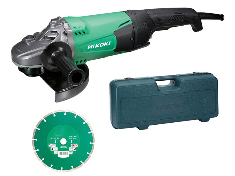 HiKOKI G23STCD/J2 Angle Grinder 230mm Diamond Blade & Case 2000W 110V Main Image