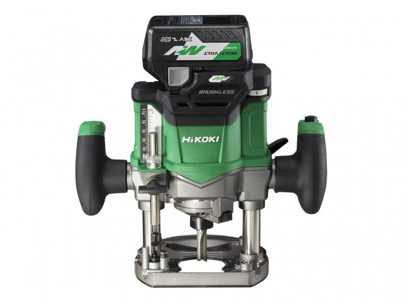 HiKOKI M3612DA/JPZ 1/4 & 1/2in Multi-Volt Router 36V 1 x 2.5Ah Li-ion Main Image