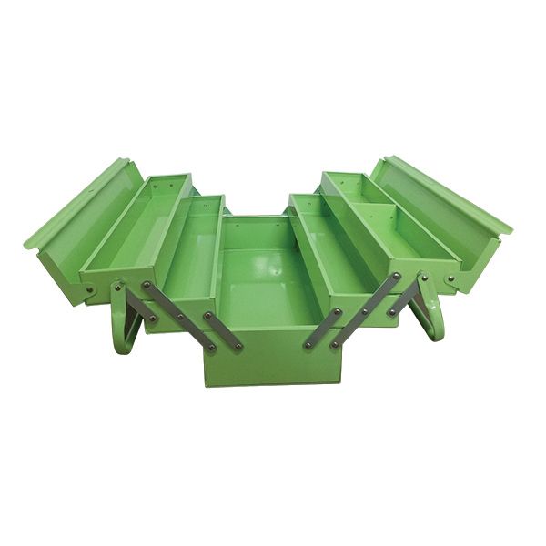 Jefferson 5 Tray Cantilever Toolbox - High Visibility