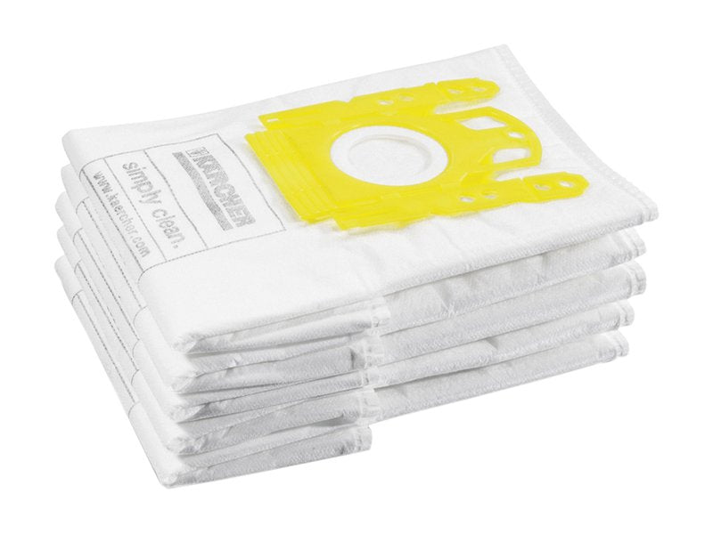 Karcher Pack 5 VC Fleece Vacuum Bags Main Image